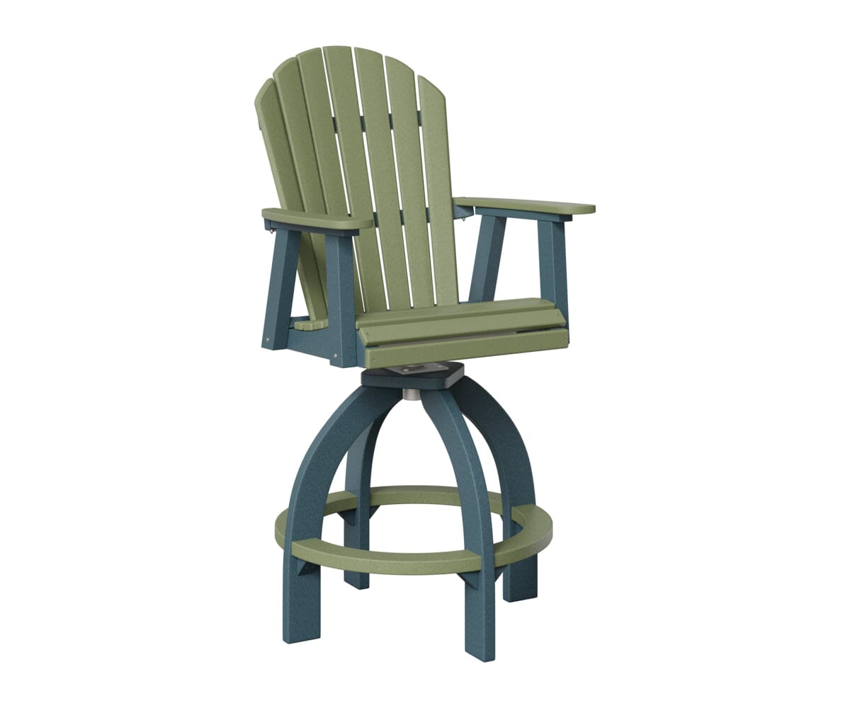 Comfo-Back Swivel 30" XT Chair Rockwood Outdoor Furniture Sage Slate 