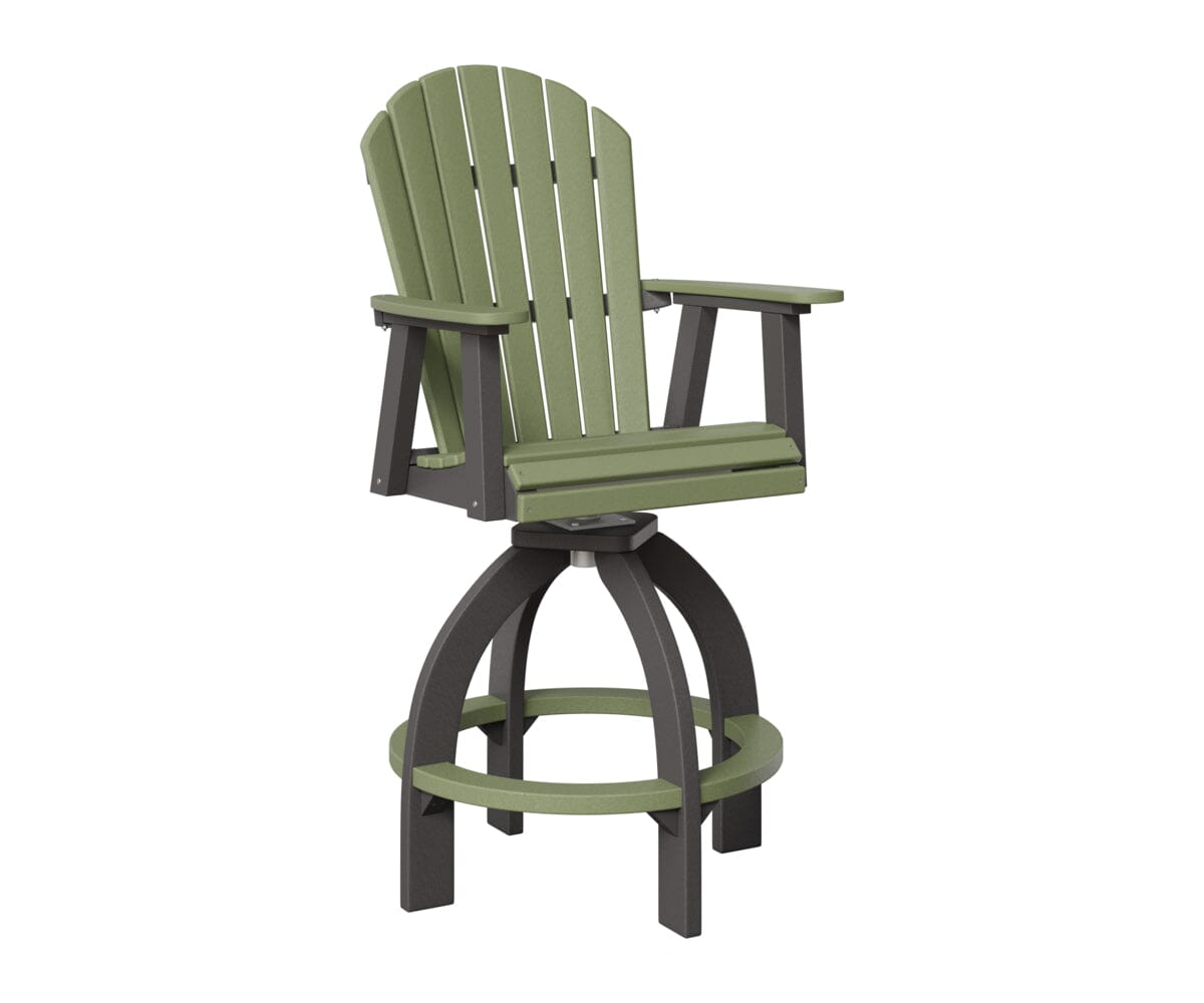Comfo-Back Swivel 30" XT Chair Rockwood Outdoor Furniture Sage Smoke Gray 