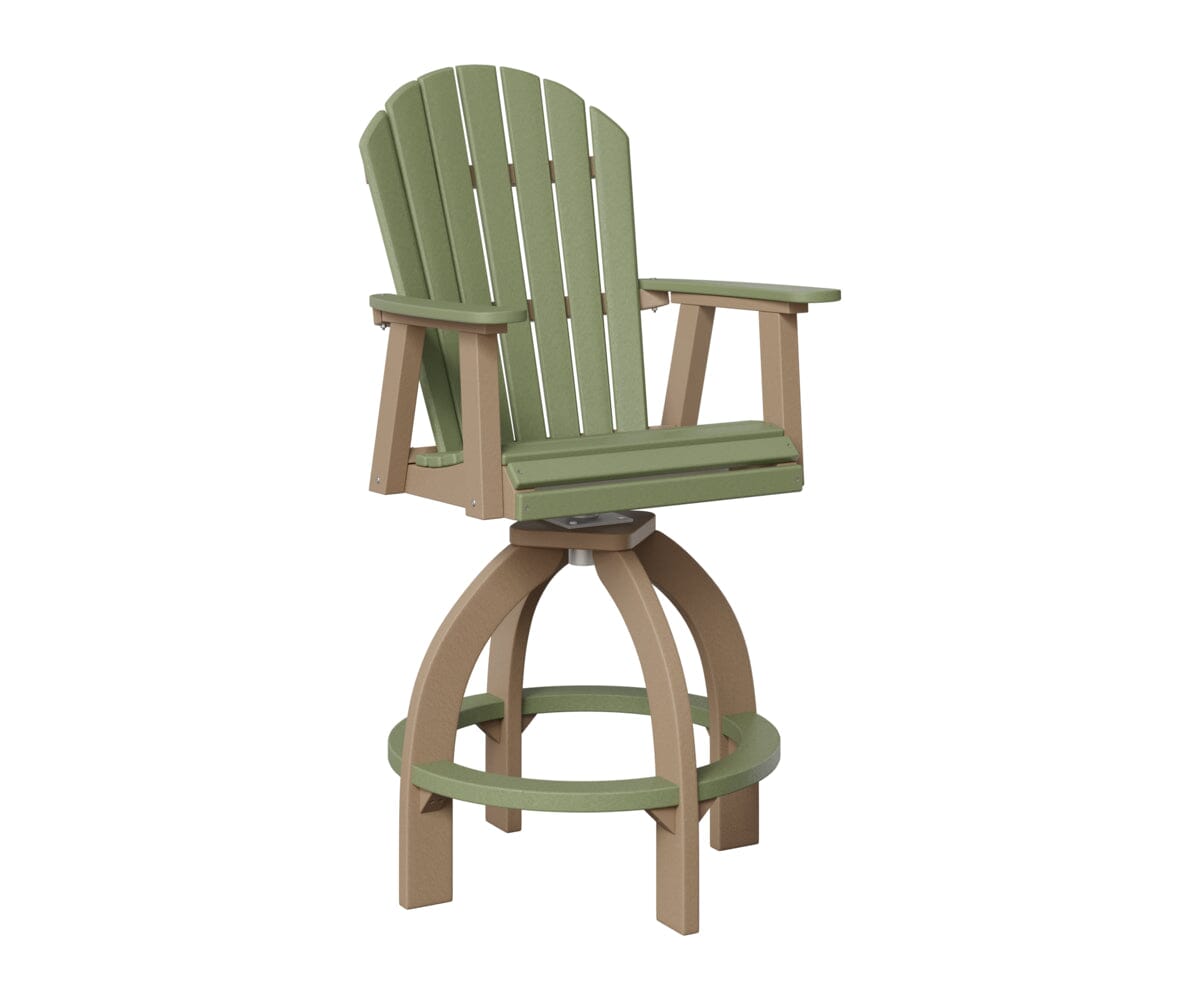 Comfo-Back Swivel 30" XT Chair Rockwood Outdoor Furniture Sage Weatherwood 