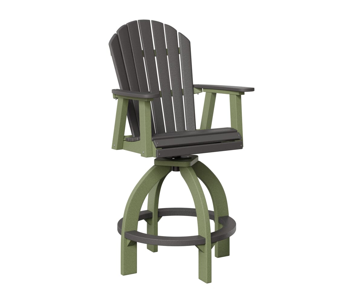 Comfo-Back Swivel 30" XT Chair Rockwood Outdoor Furniture Smoke Gray Sage 