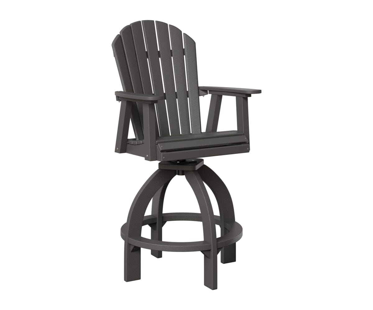 Comfo-Back Swivel 30" XT Chair Rockwood Outdoor Furniture Smoke Gray Smoke Gray 