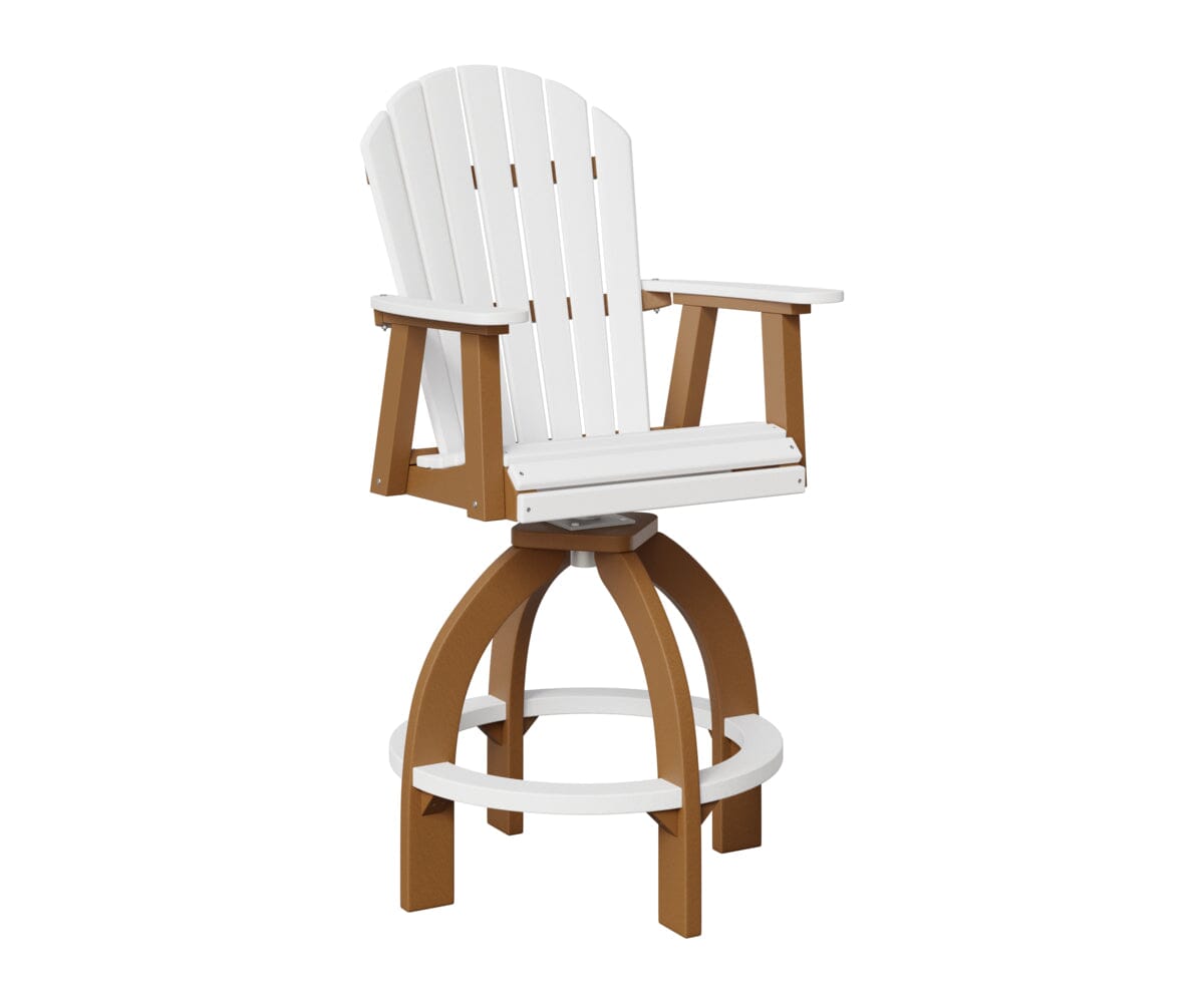Comfo-Back Swivel 30" XT Chair Rockwood Outdoor Furniture White Cedar 