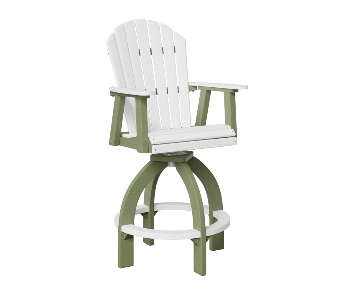 Comfo-Back Swivel 30" XT Chair Rockwood Outdoor Furniture White Sage 