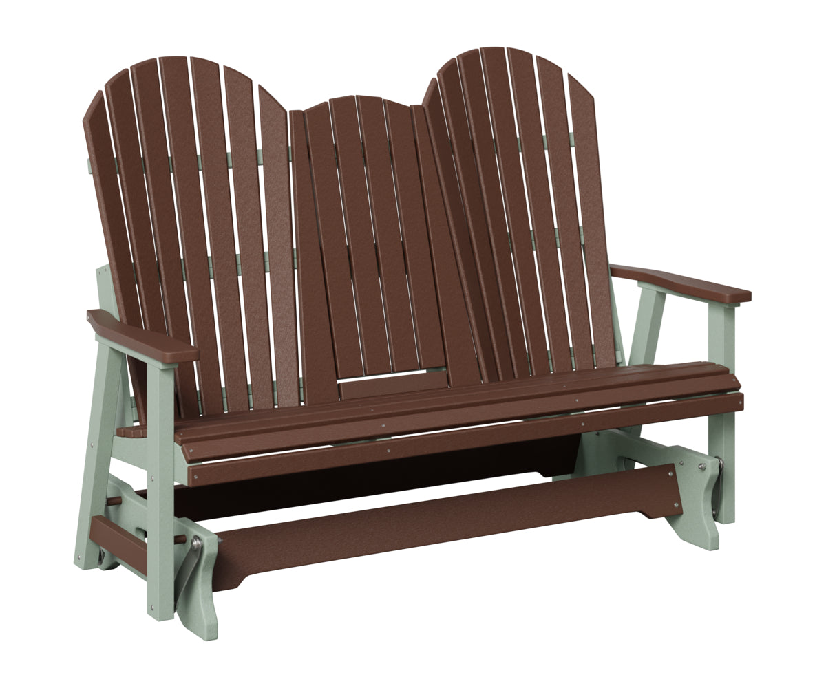 Comfo-Back Three Seat Glider w/Console Allochrome Brackets