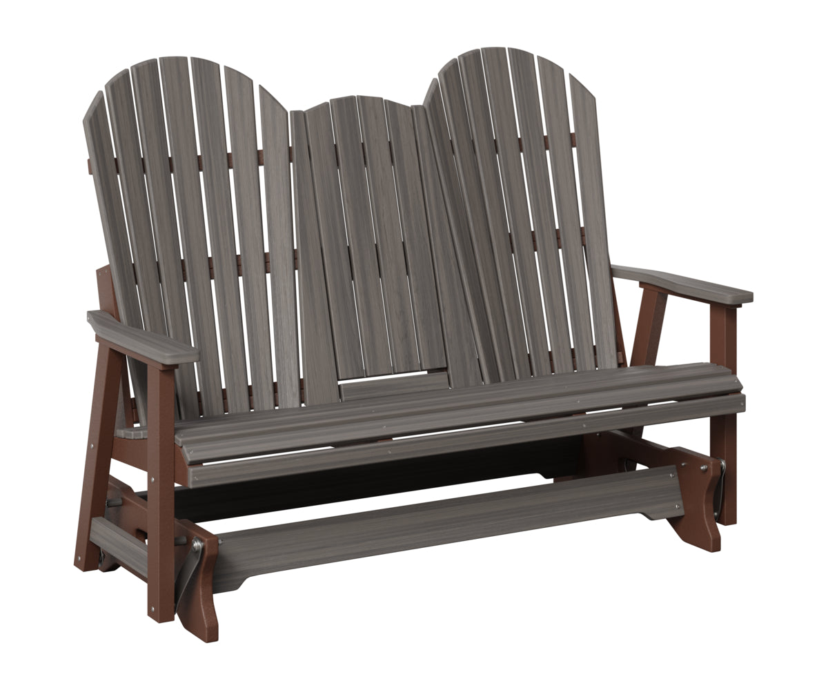 Comfo-Back Three Seat Glider w/Console Allochrome Brackets