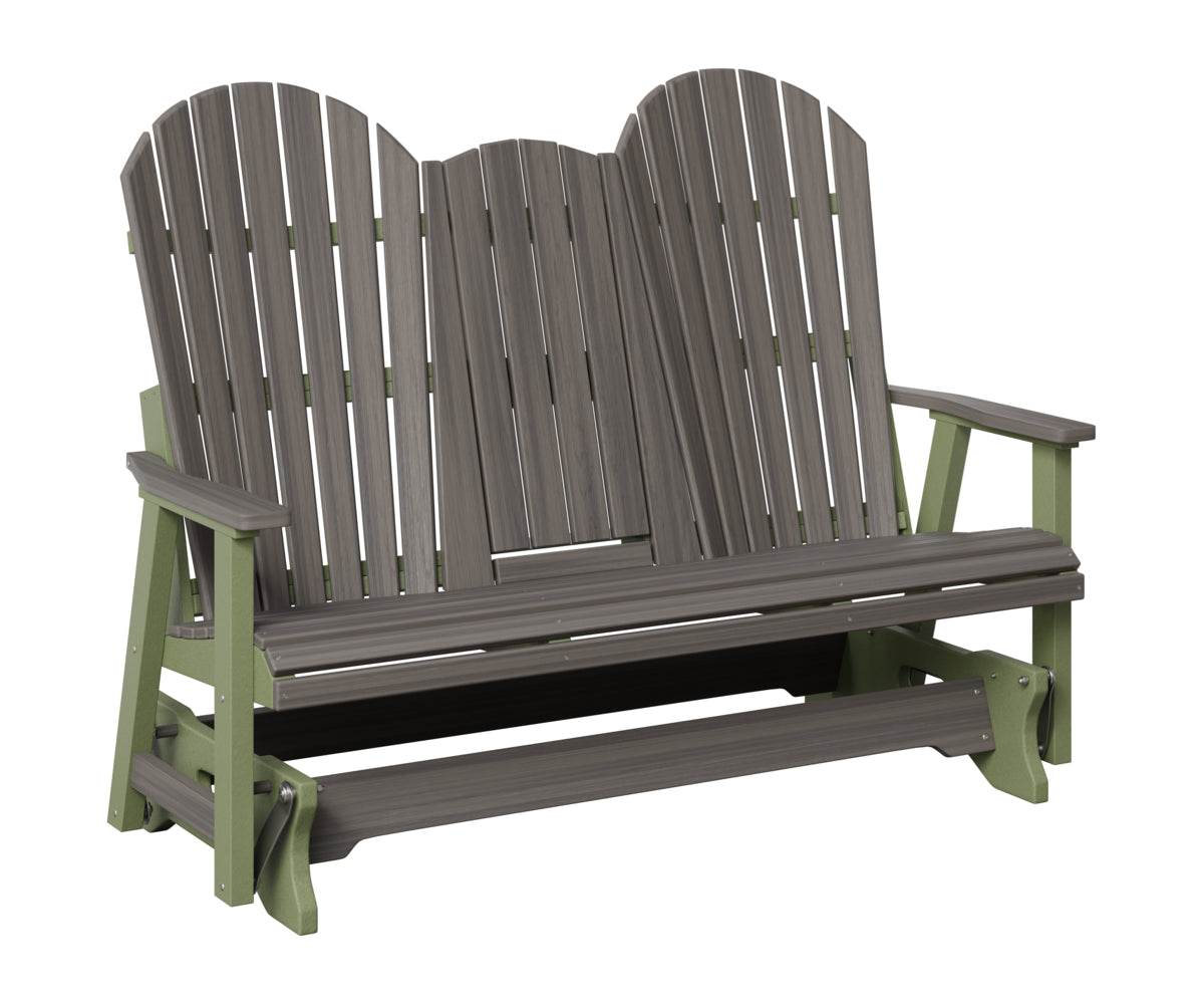 Comfo-Back Three Seat Glider w/Console Allochrome Brackets