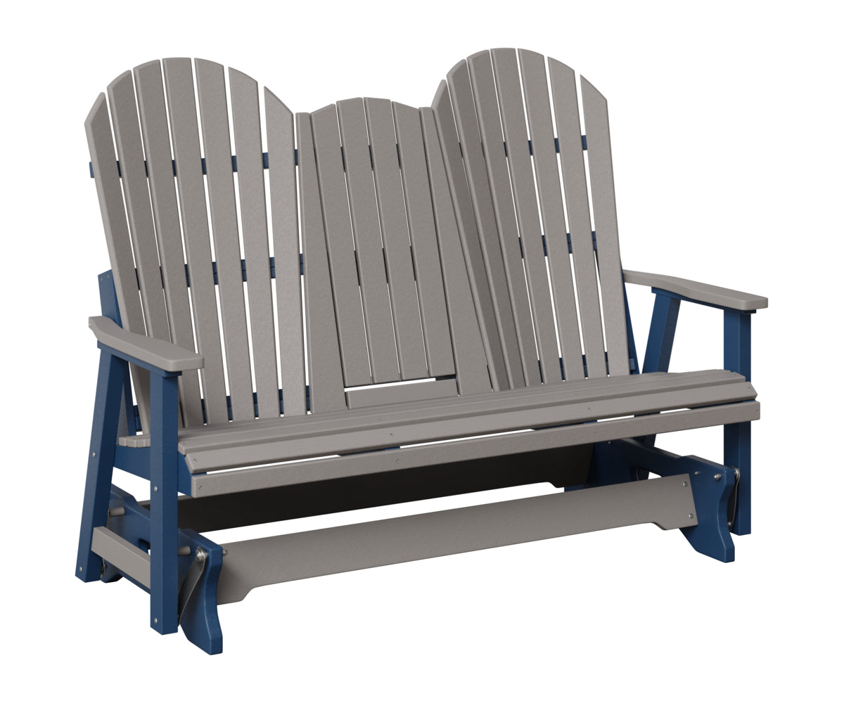 Comfo-Back Three Seat Glider w/Console Allochrome Brackets