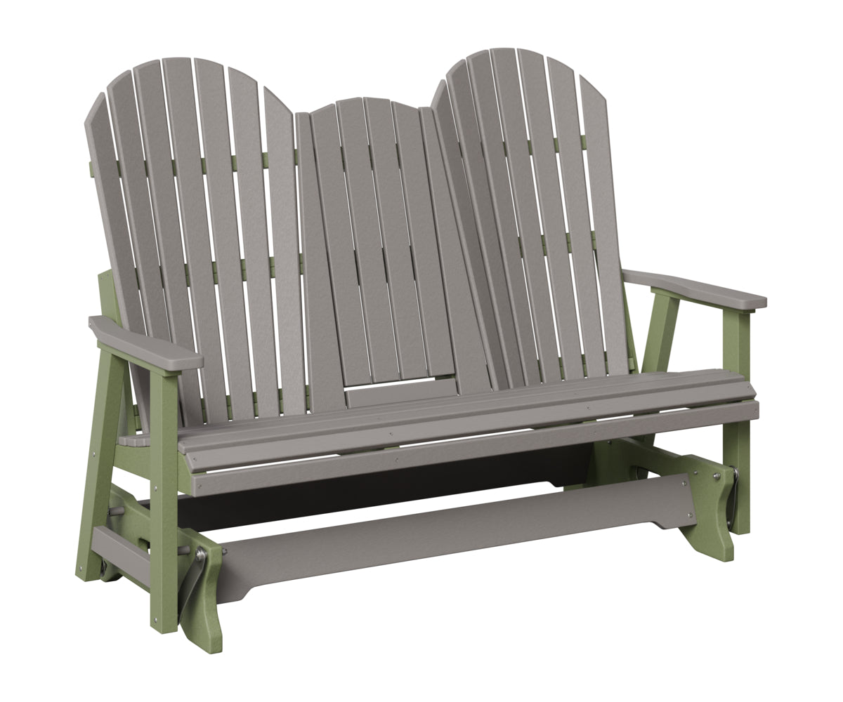 Comfo-Back Three Seat Glider w/Console Allochrome Brackets