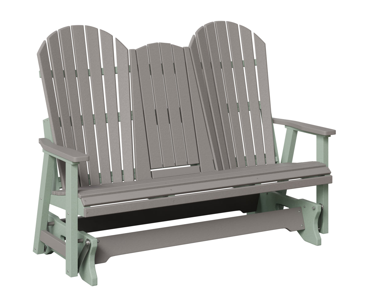 Comfo-Back Three Seat Glider w/Console Allochrome Brackets