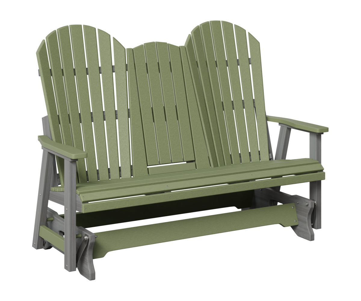 Comfo-Back Three Seat Glider w/Console Allochrome Brackets