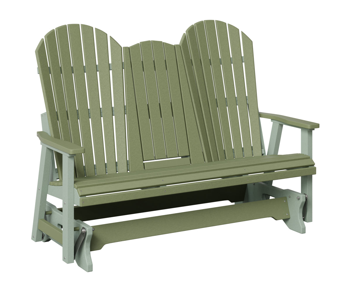 Comfo-Back Three Seat Glider w/Console Allochrome Brackets