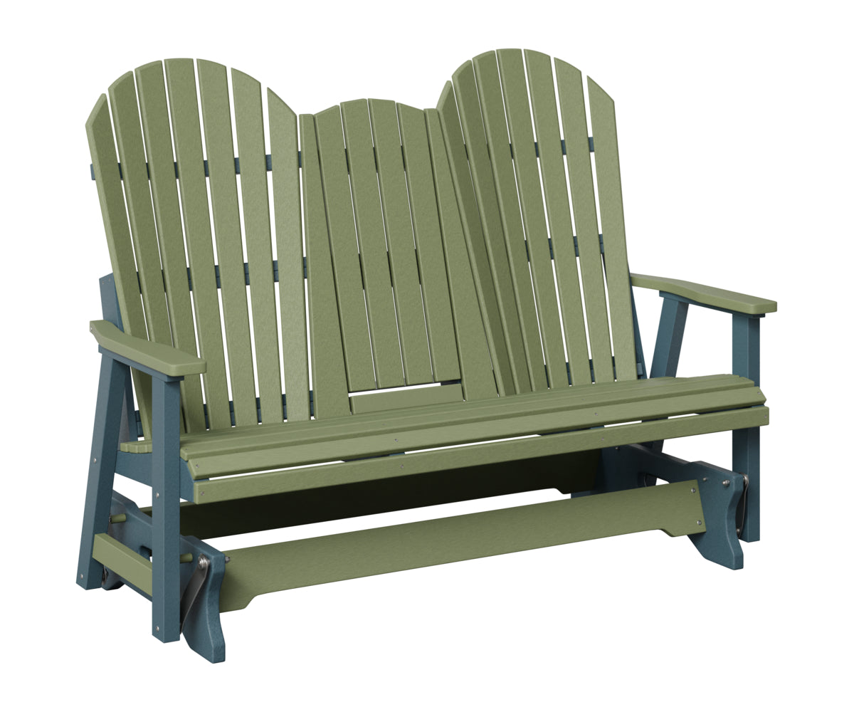 Comfo-Back Three Seat Glider w/Console Allochrome Brackets