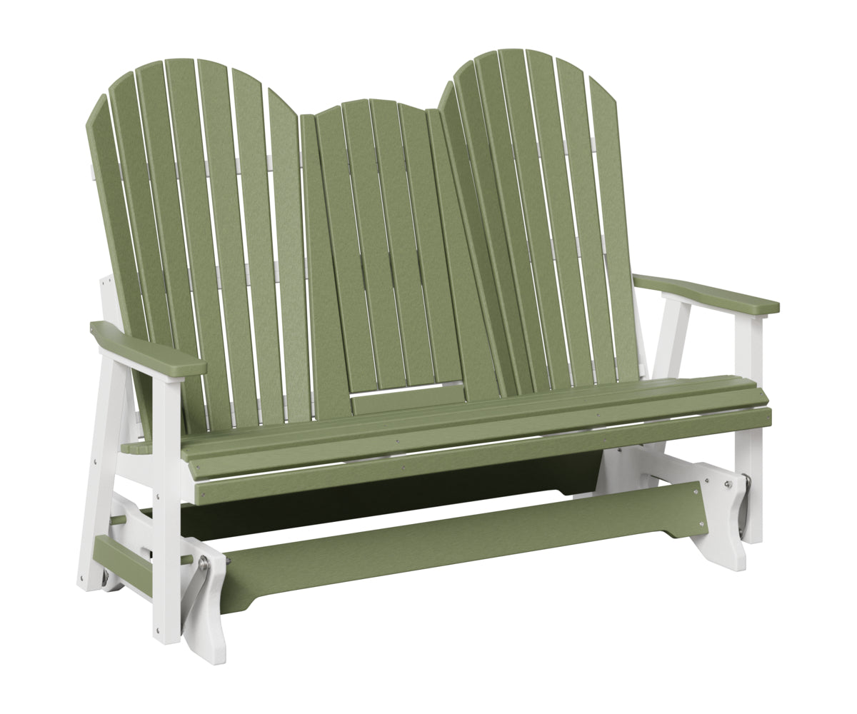 Comfo-Back Three Seat Glider w/Console Allochrome Brackets