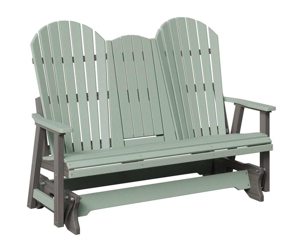 Comfo-Back Three Seat Glider w/Console Allochrome Brackets