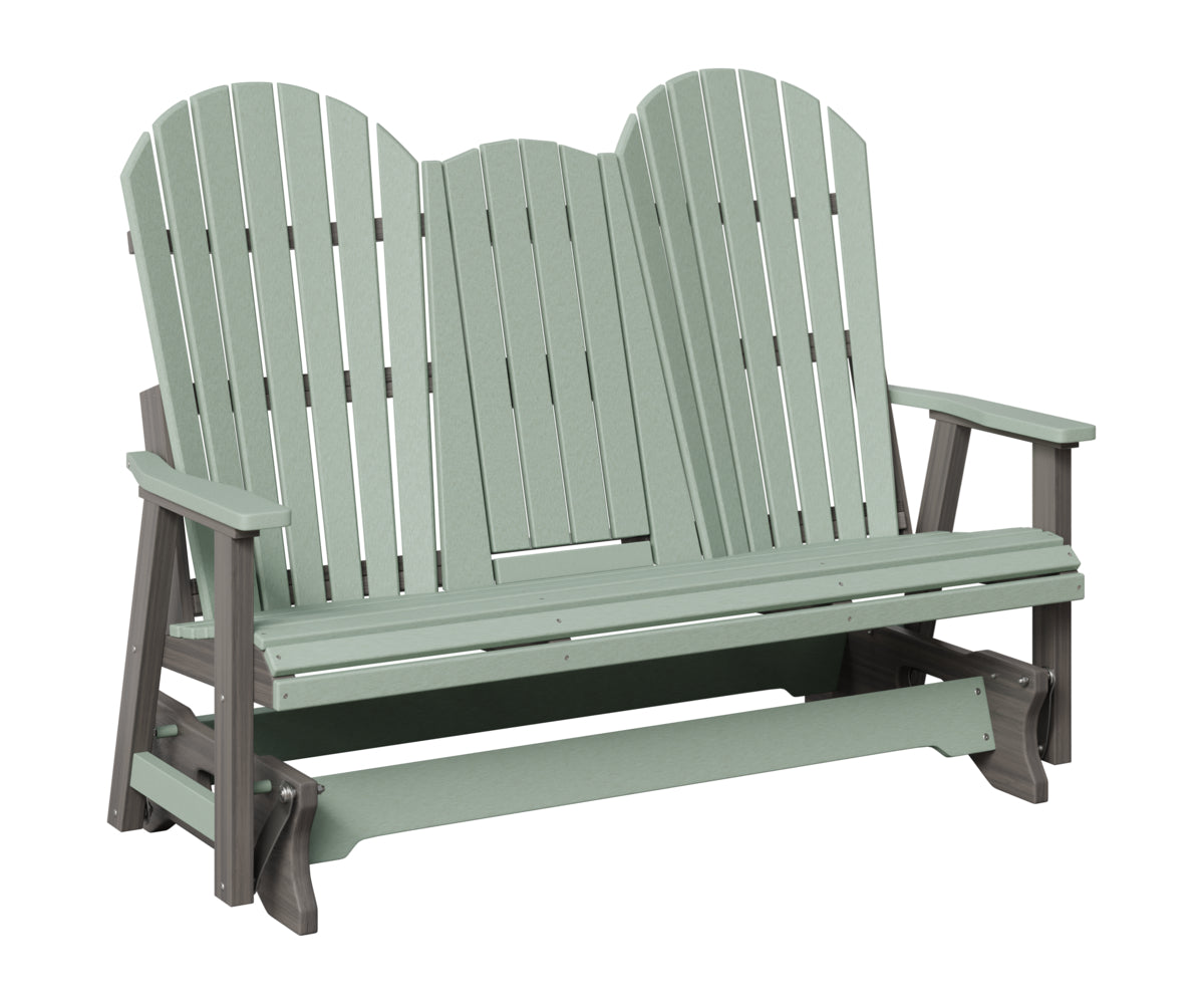 Comfo-Back Three Seat Glider w/Console Allochrome Brackets