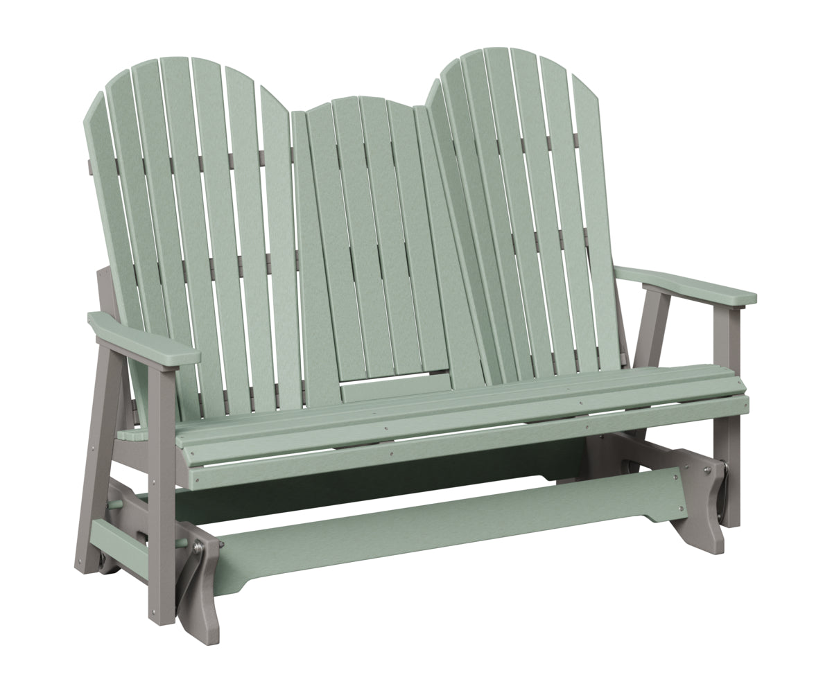 Comfo-Back Three Seat Glider w/Console Allochrome Brackets