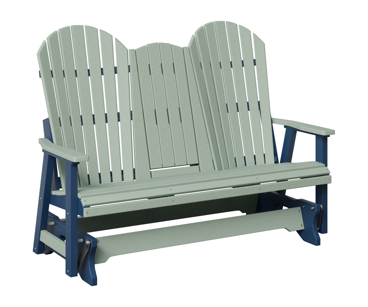 Comfo-Back Three Seat Glider w/Console Allochrome Brackets