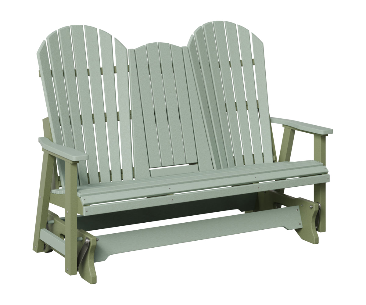 Comfo-Back Three Seat Glider w/Console Allochrome Brackets