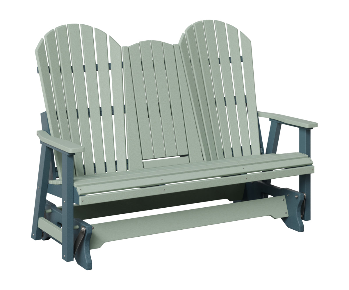 Comfo-Back Three Seat Glider w/Console Allochrome Brackets