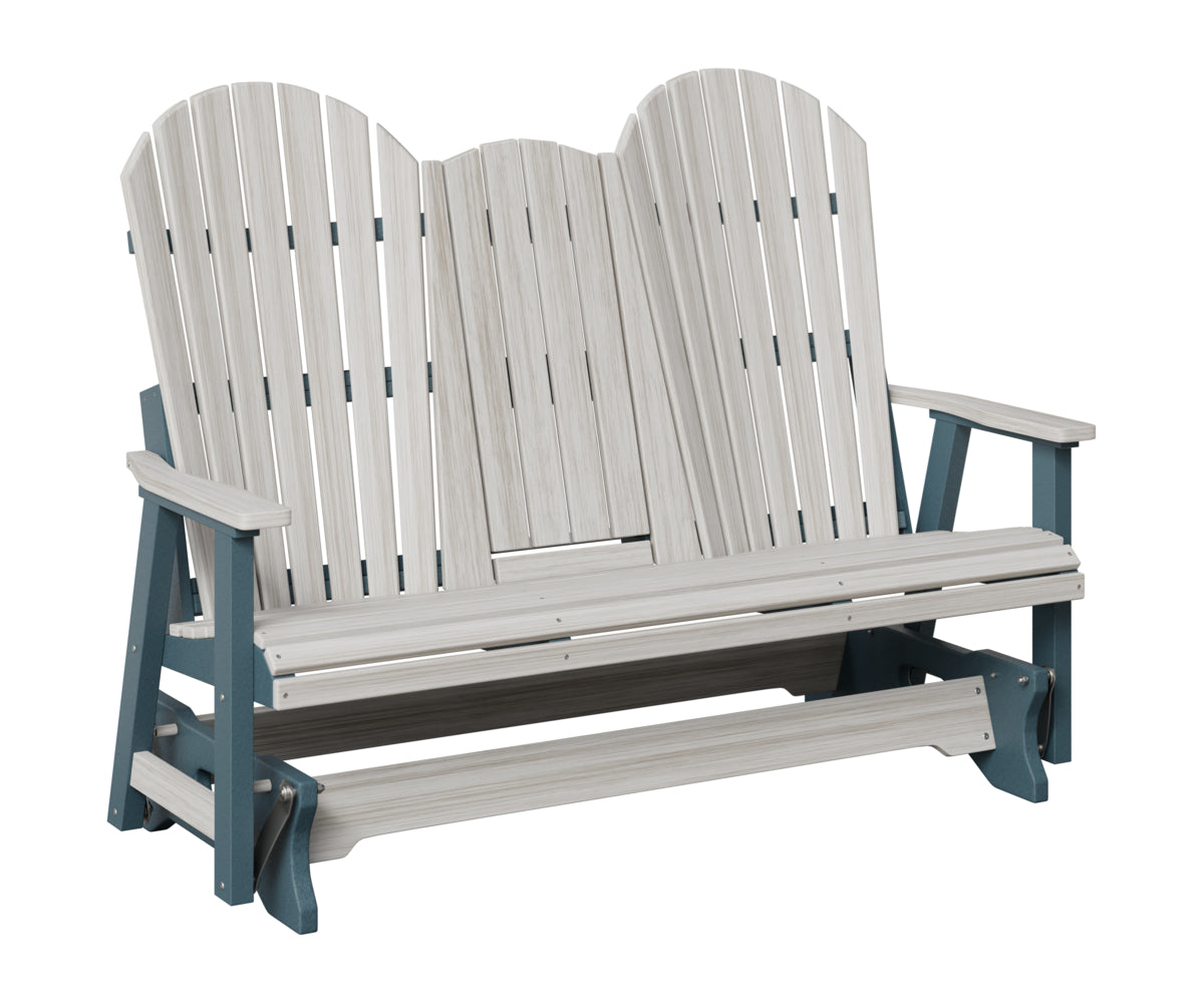 Comfo-Back Three Seat Glider w/Console Allochrome Brackets