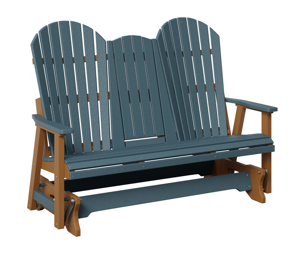 Comfo-Back Three Seat Glider w/Console Allochrome Brackets
