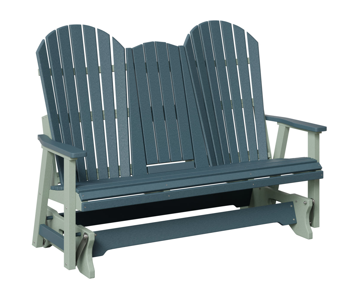 Comfo-Back Three Seat Glider w/Console Allochrome Brackets