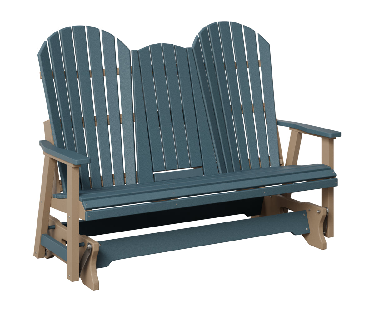 Comfo-Back Three Seat Glider w/Console Allochrome Brackets