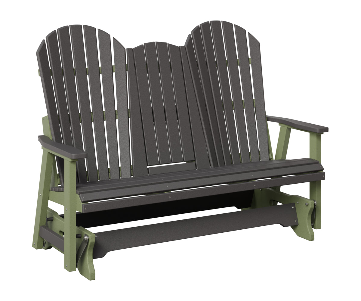 Comfo-Back Three Seat Glider w/Console Allochrome Brackets