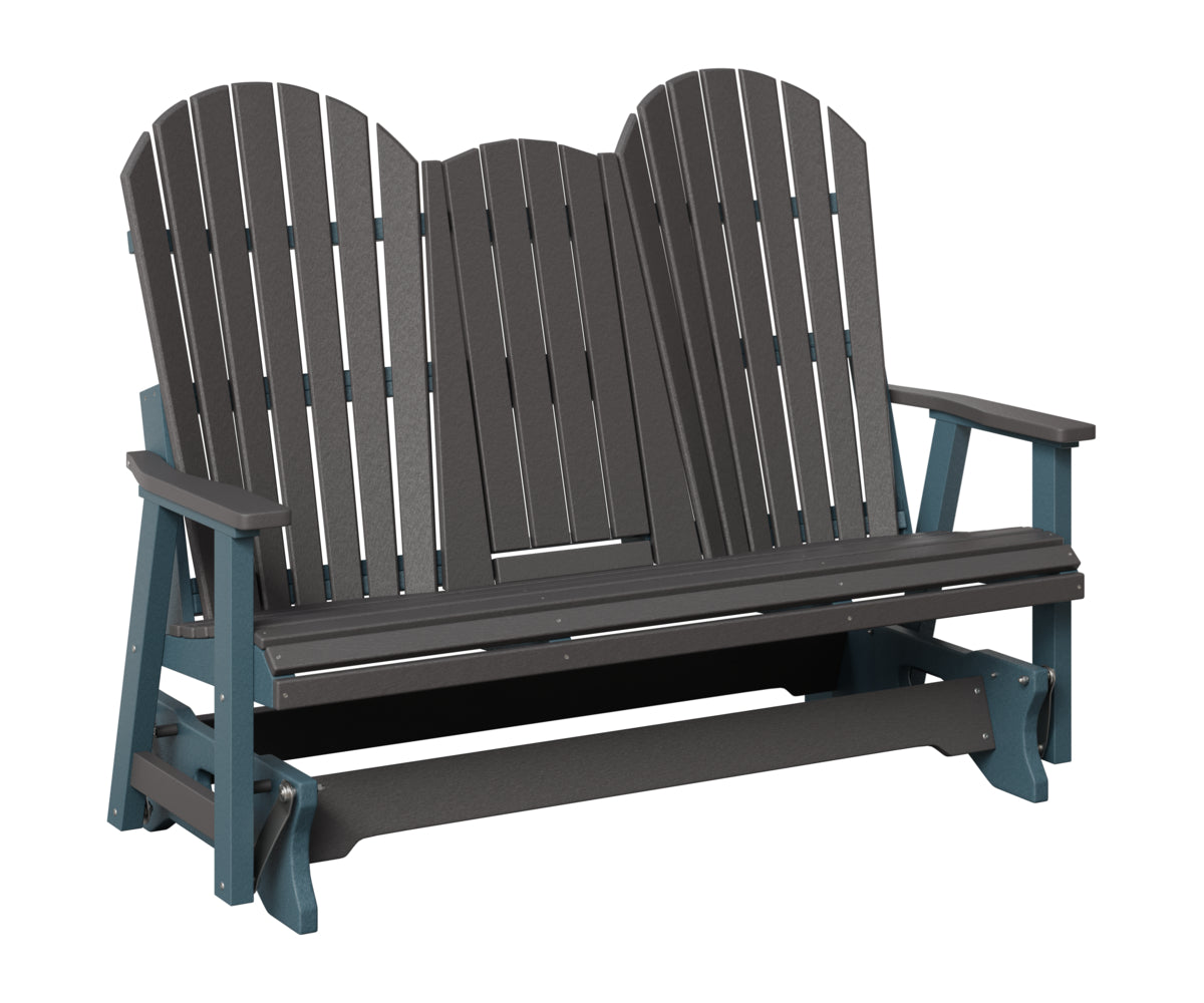 Comfo-Back Three Seat Glider w/Console Allochrome Brackets