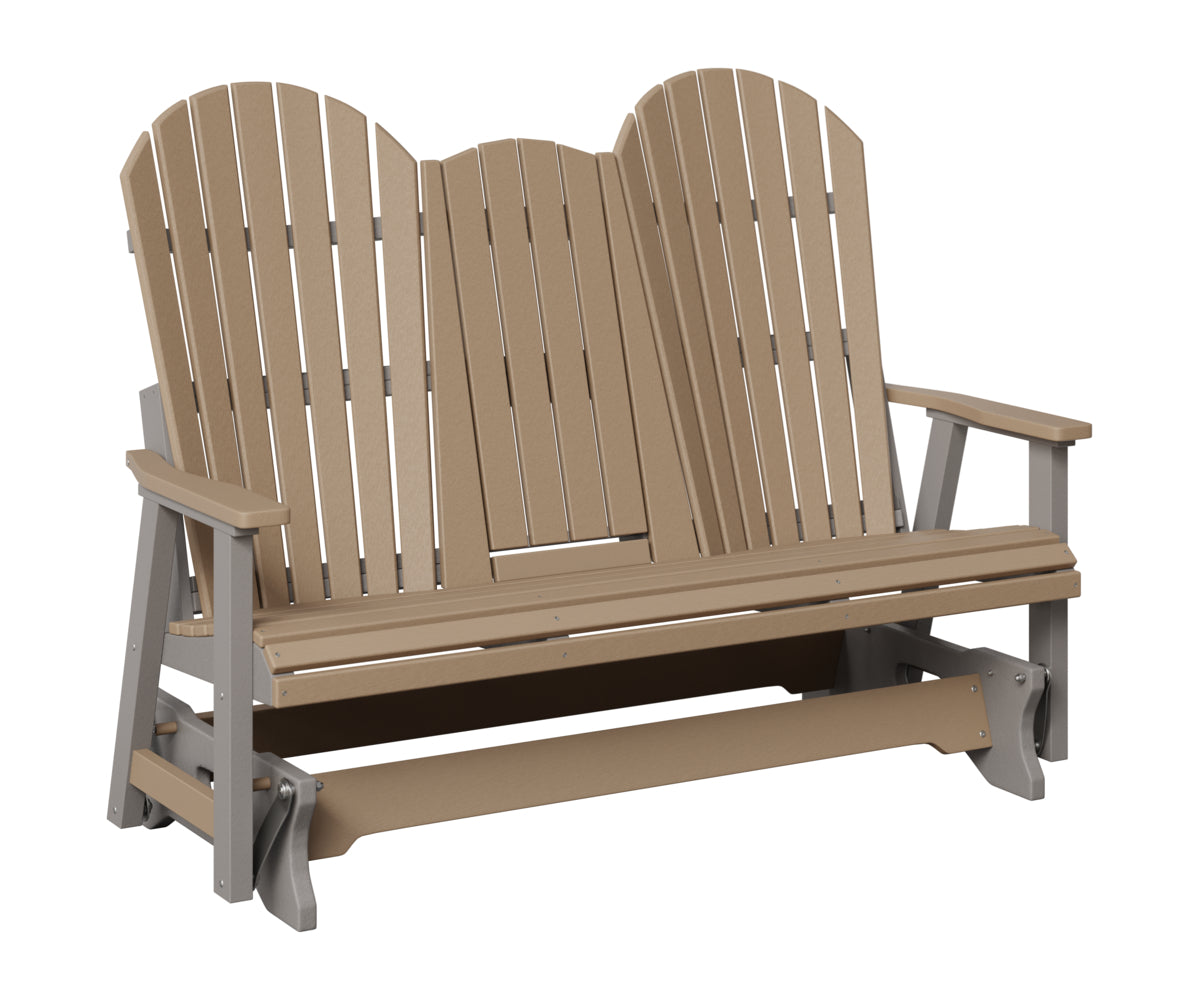 Comfo-Back Three Seat Glider w/Console Allochrome Brackets