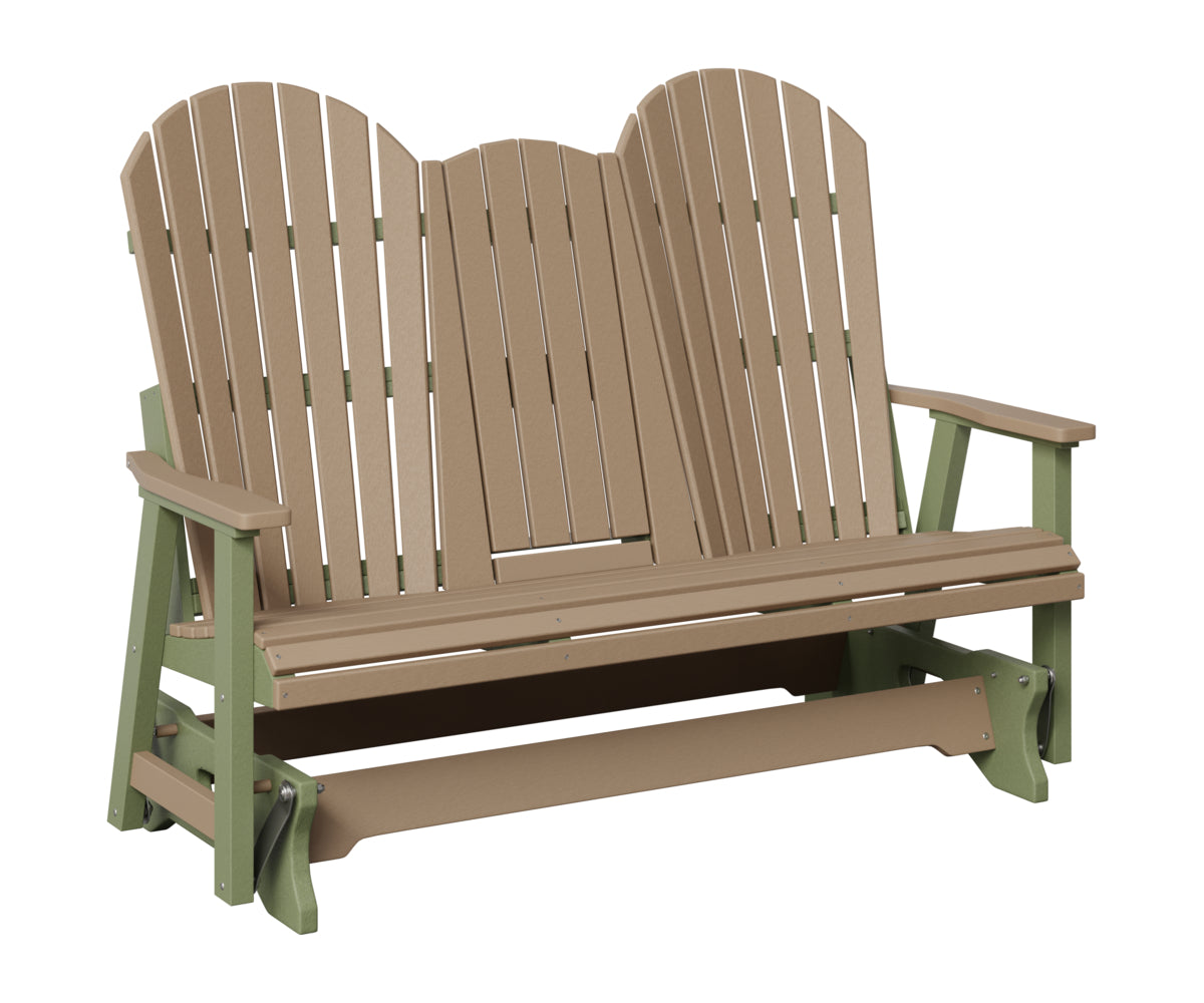 Comfo-Back Three Seat Glider w/Console Allochrome Brackets
