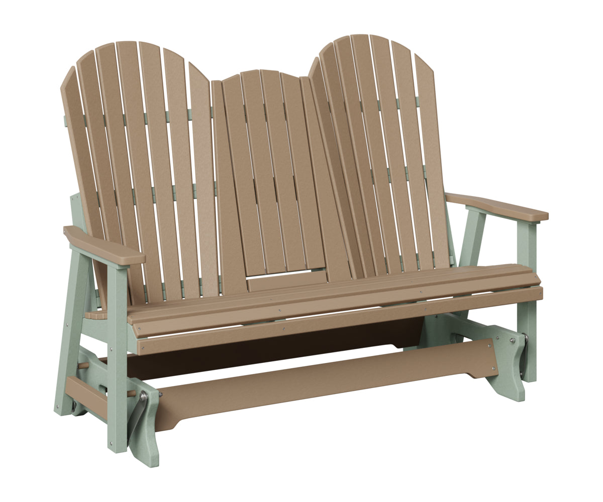 Comfo-Back Three Seat Glider w/Console Allochrome Brackets