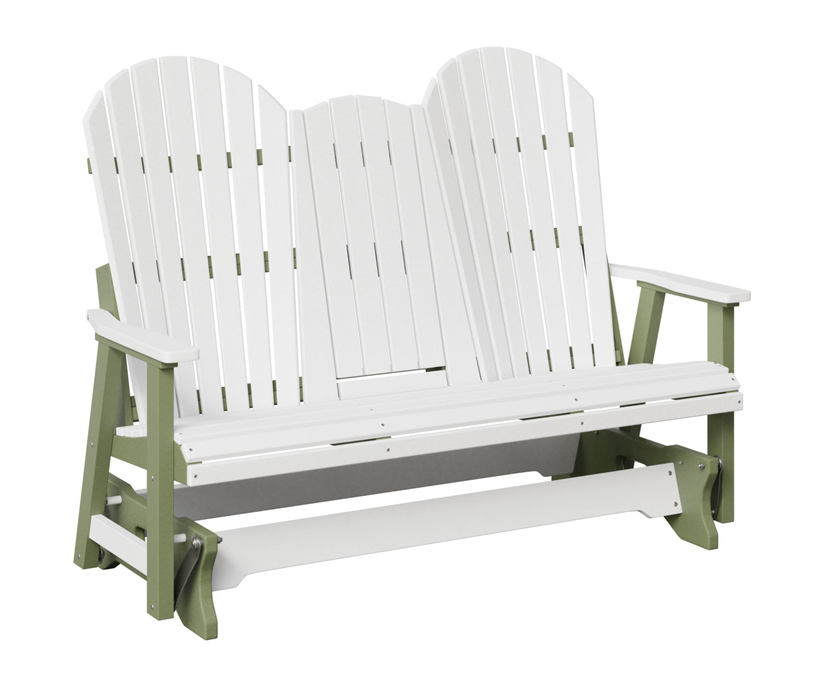 Comfo-Back Three Seat Glider w/Console Allochrome Brackets