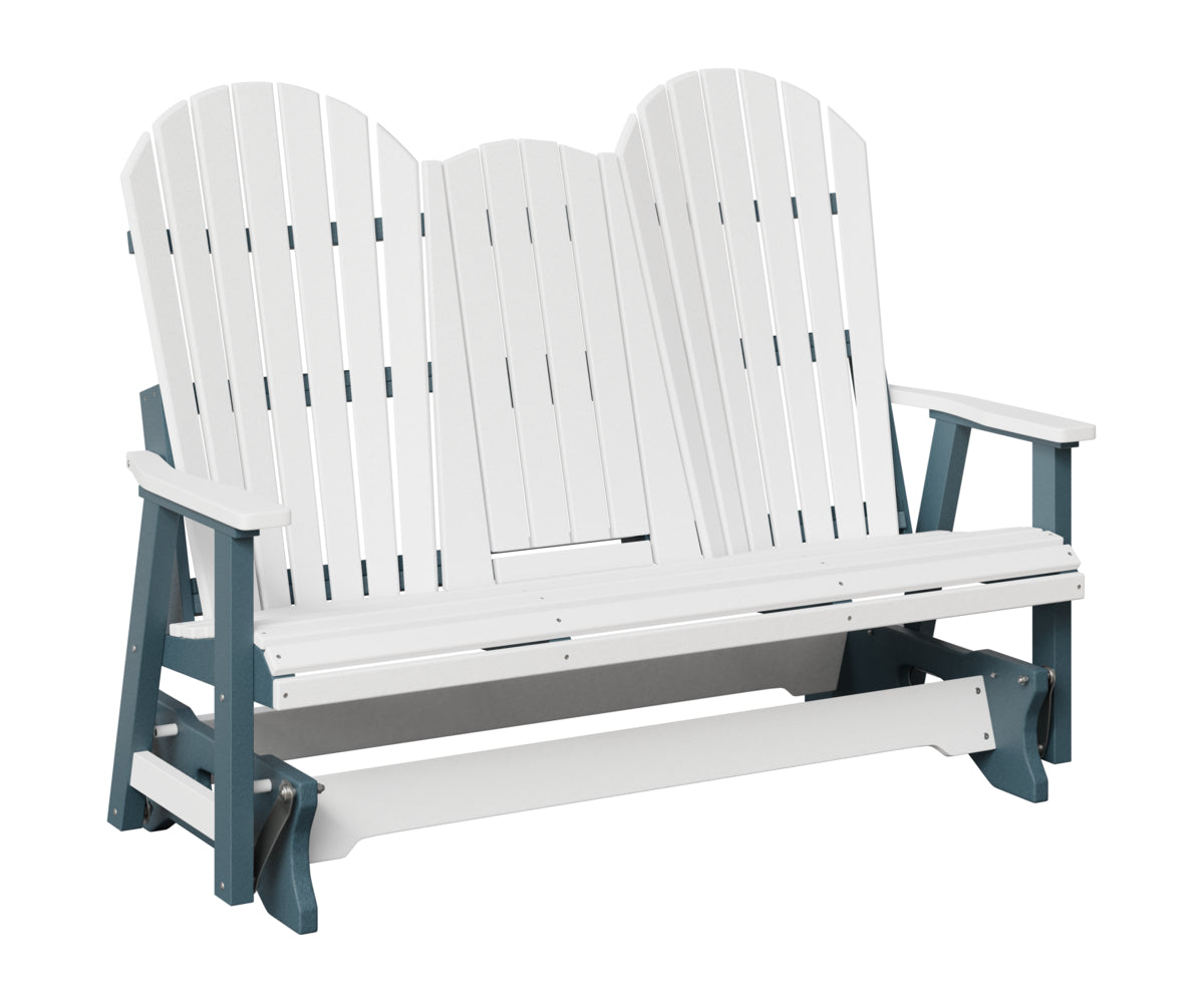 Comfo-Back Three Seat Glider w/Console Allochrome Brackets