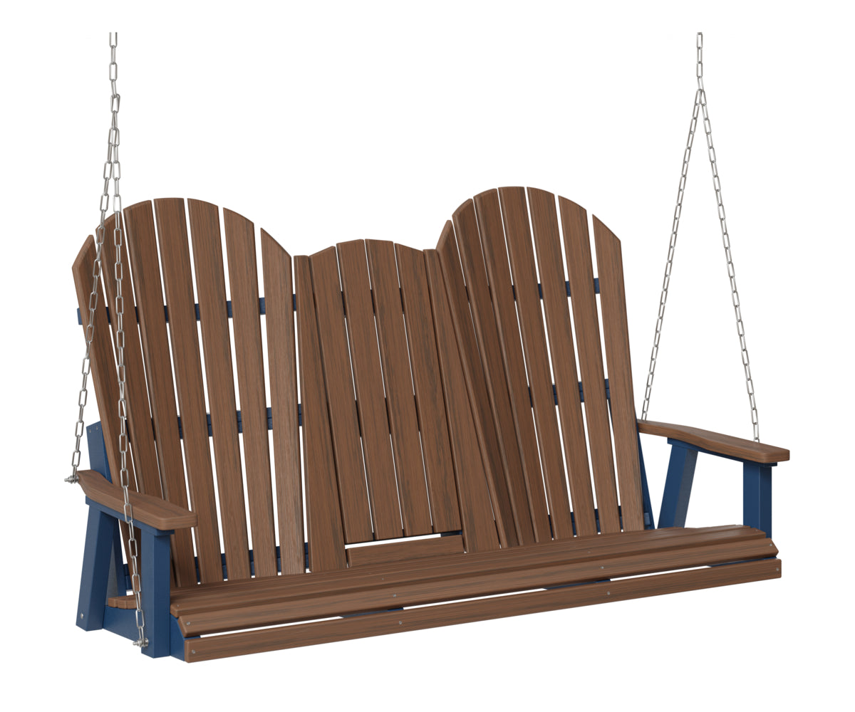 Comfo-Back Three Seat Swing w/Console (Zinc Chains)