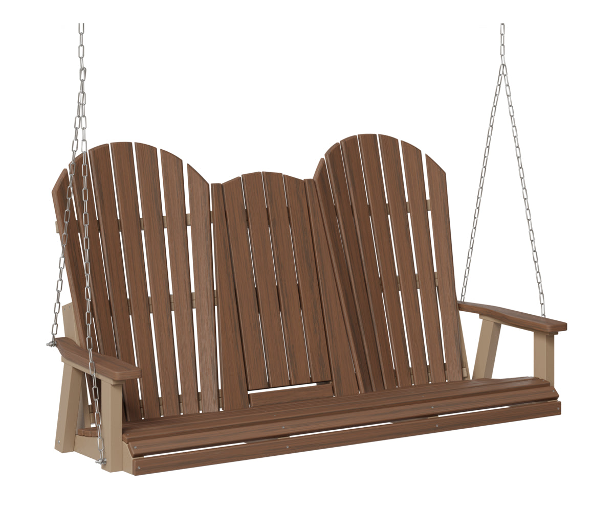 Comfo-Back Three Seat Swing w/Console (Stainless Chains)