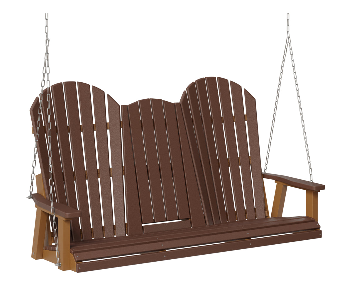 Comfo-Back Three Seat Swing w/Console (Stainless Chains)