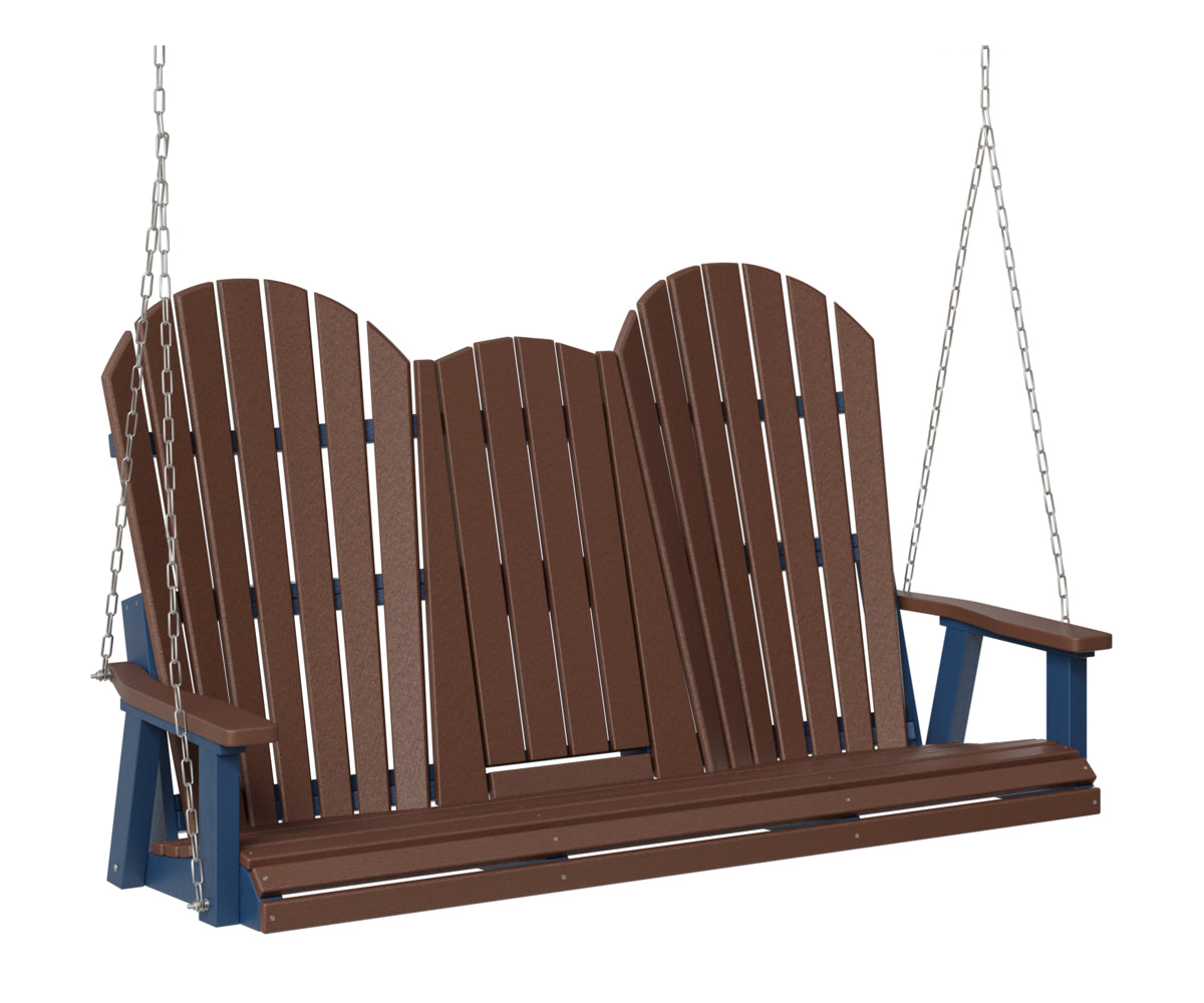 Comfo-Back Three Seat Swing w/Console (Stainless Chains)
