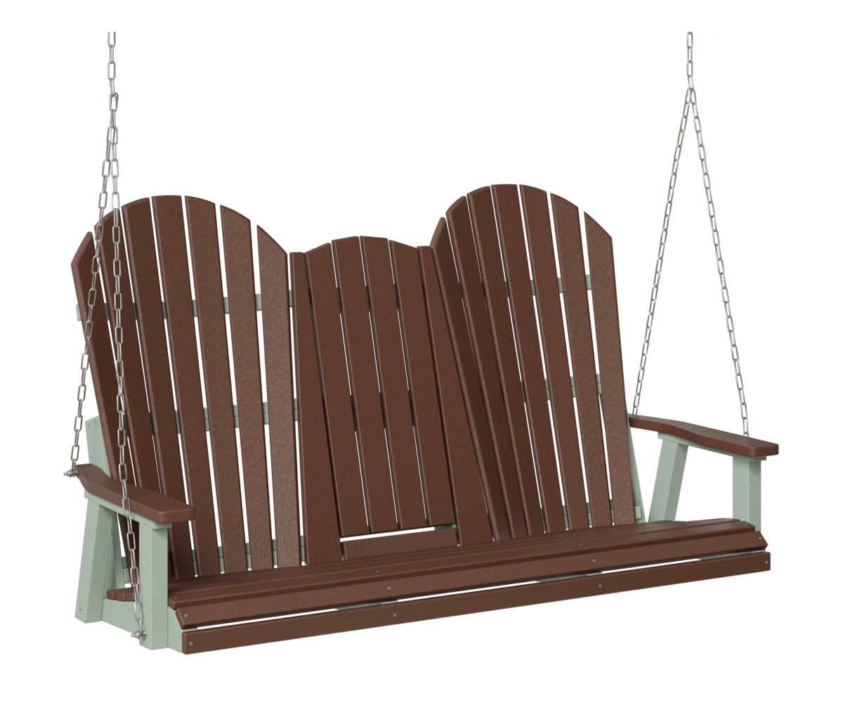 Comfo-Back Three Seat Swing w/Console (Zinc Chains)