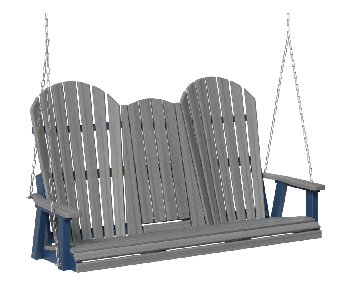 Comfo-Back Three Seat Swing w/Console (Zinc Chains)