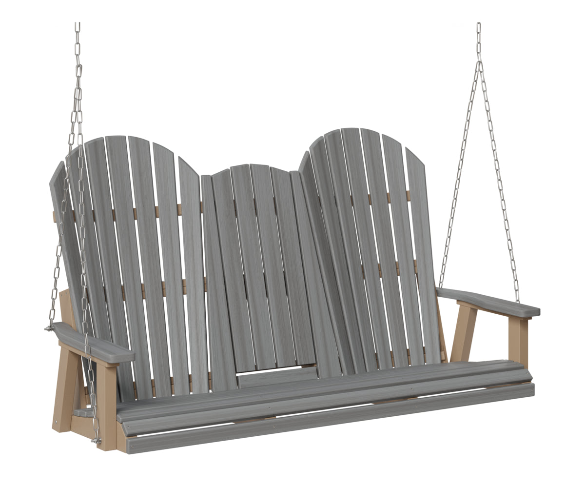 Comfo-Back Three Seat Swing w/Console (Zinc Chains)