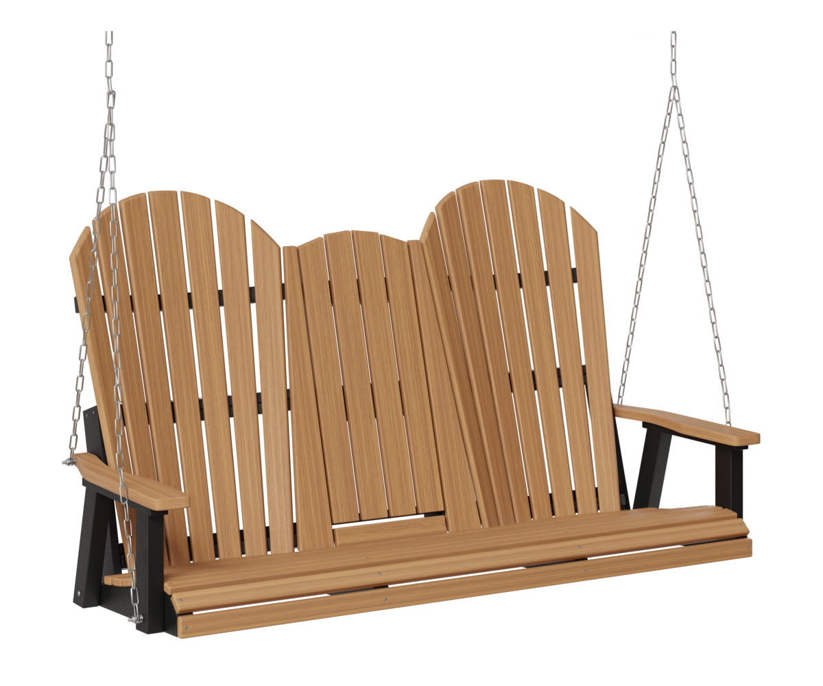 Comfo-Back Three Seat Swing w/Console (Zinc Chains)