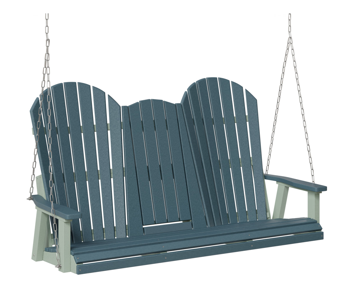 Comfo-Back Three Seat Swing w/Console (Stainless Chains)