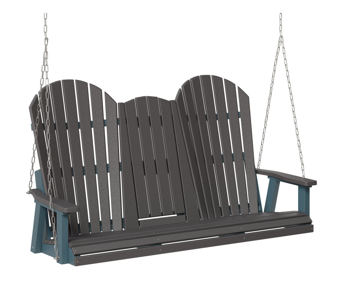 Comfo-Back Three Seat Swing w/Console (Zinc Chains)