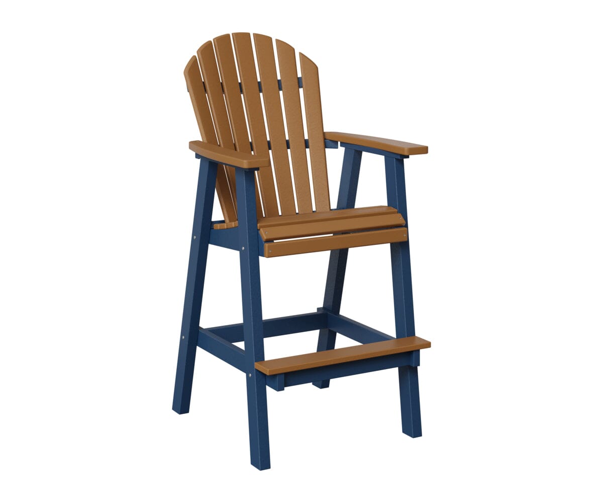 Comfo-Back 30" XT Chair Rockwood Outdoor Furniture Cedar Navy Blue 