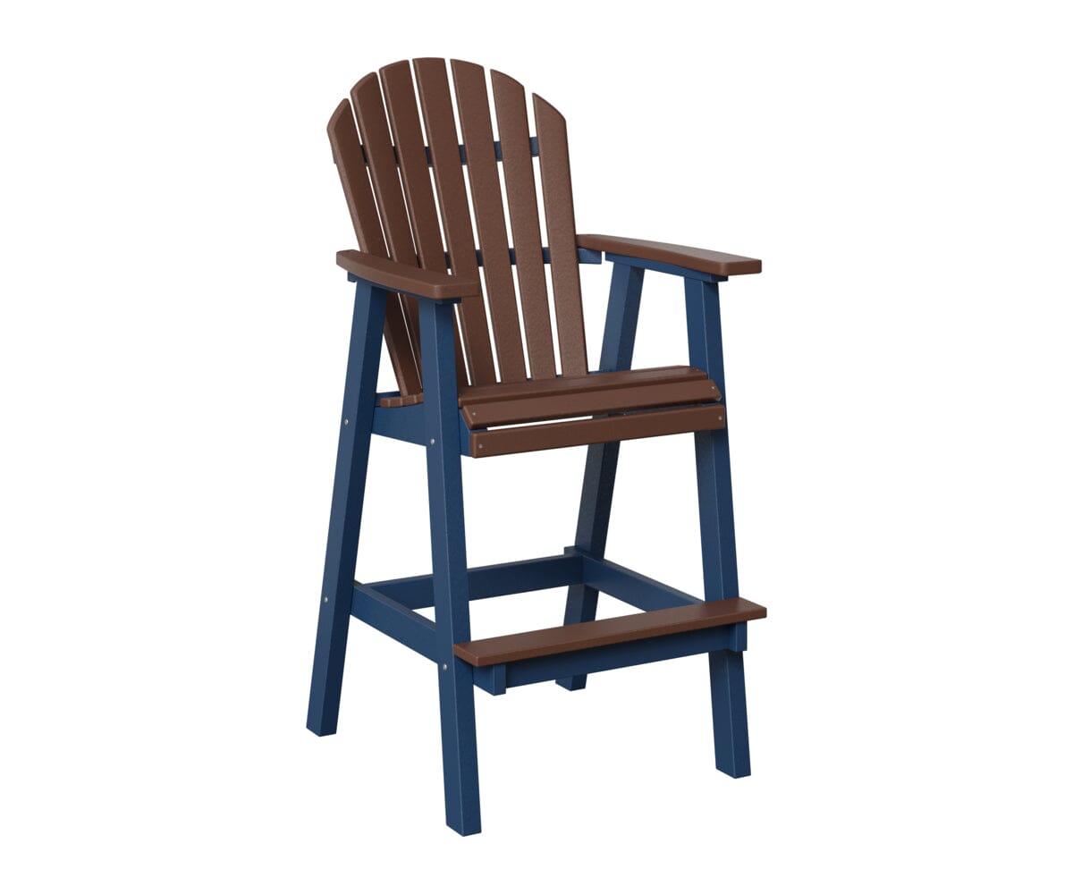 Comfo-Back 30" XT Chair Rockwood Outdoor Furniture Chocolate Brown Navy Blue 