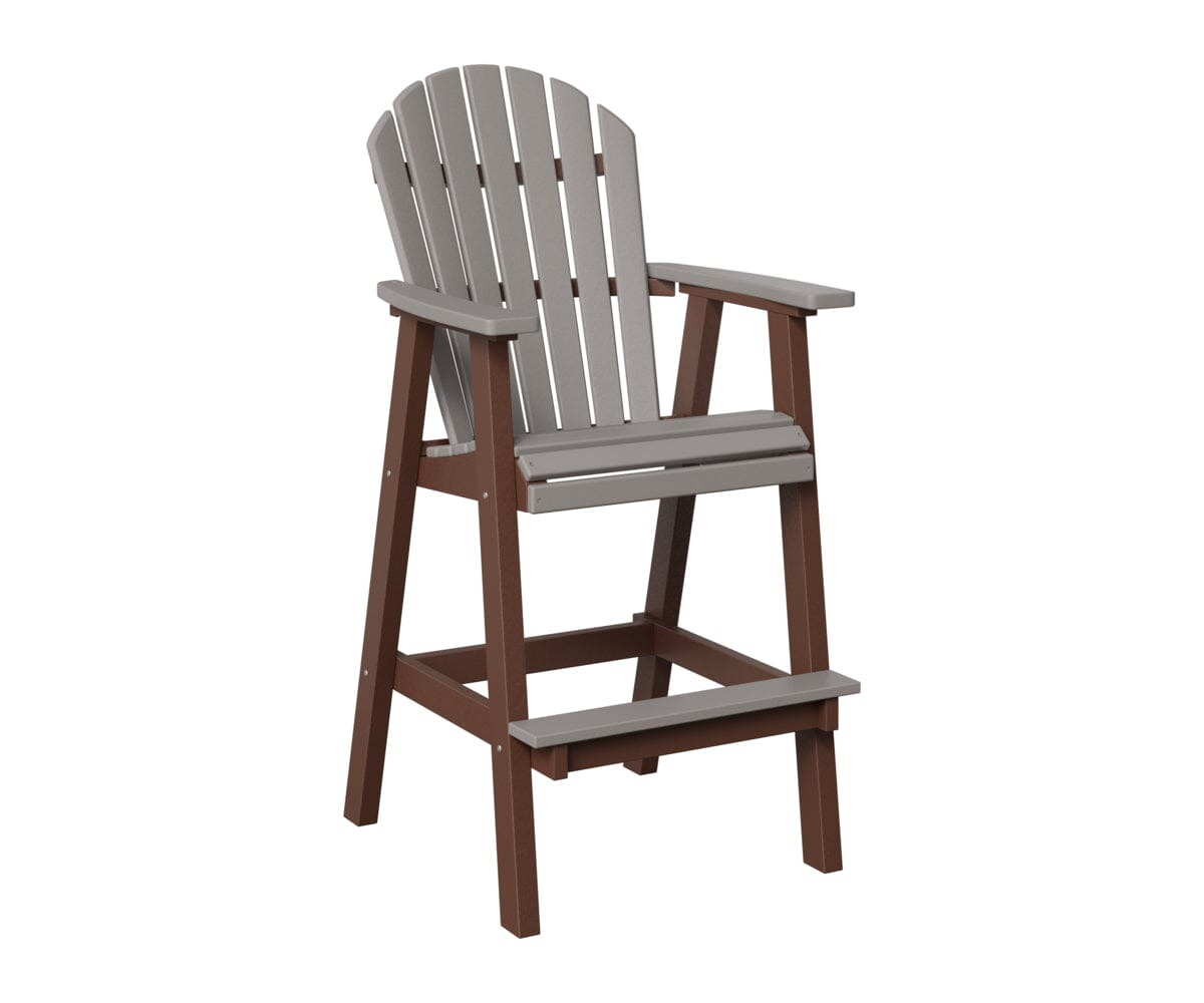 Comfo-Back 30" XT Chair Rockwood Outdoor Furniture Light Gray Chocolate Brown 