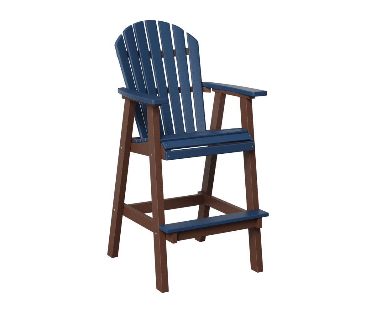 Comfo-Back 30" XT Chair Rockwood Outdoor Furniture Navy Blue Chocolate Brown 