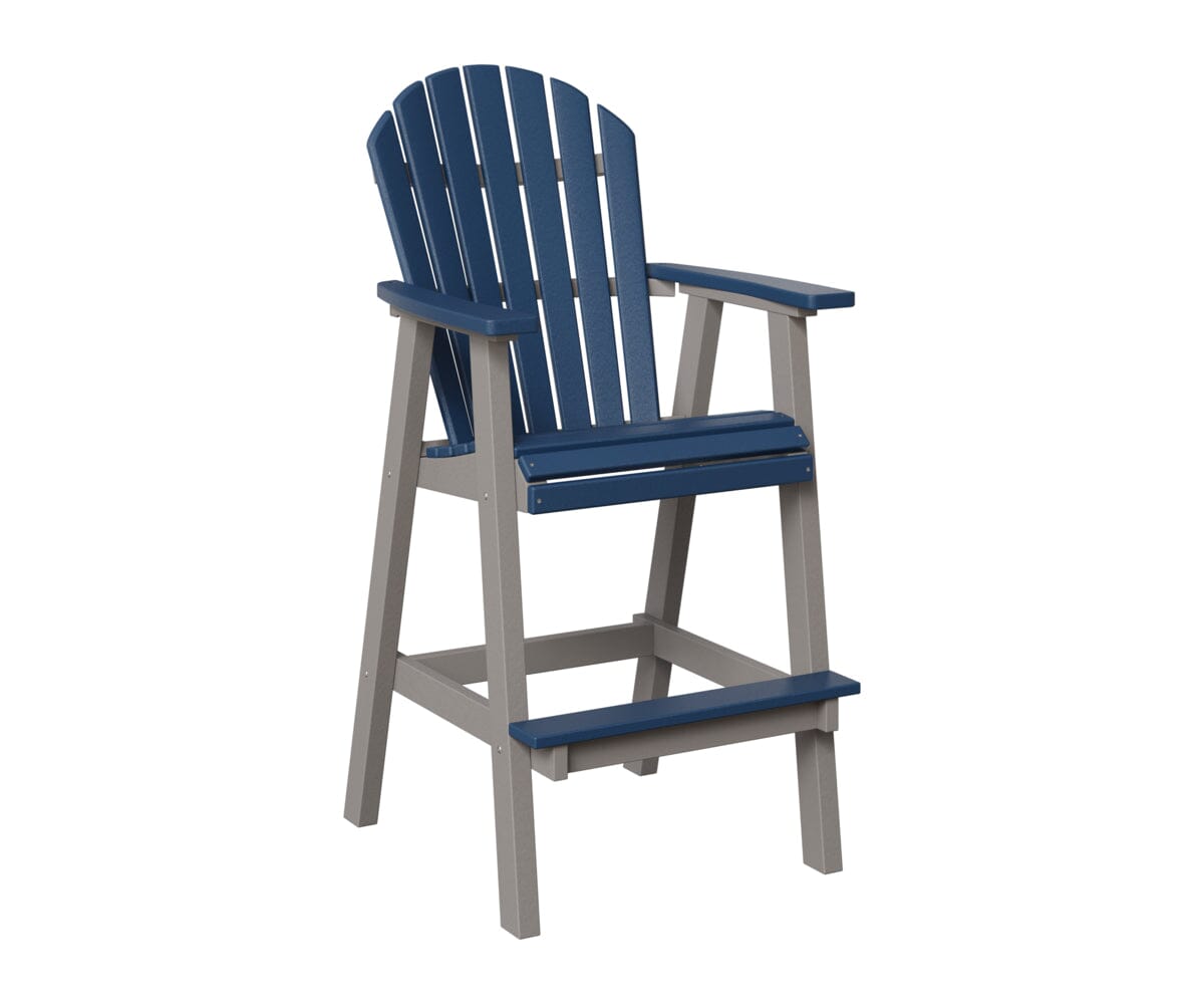 Comfo-Back 30" XT Chair Rockwood Outdoor Furniture Navy Blue Light Gray 