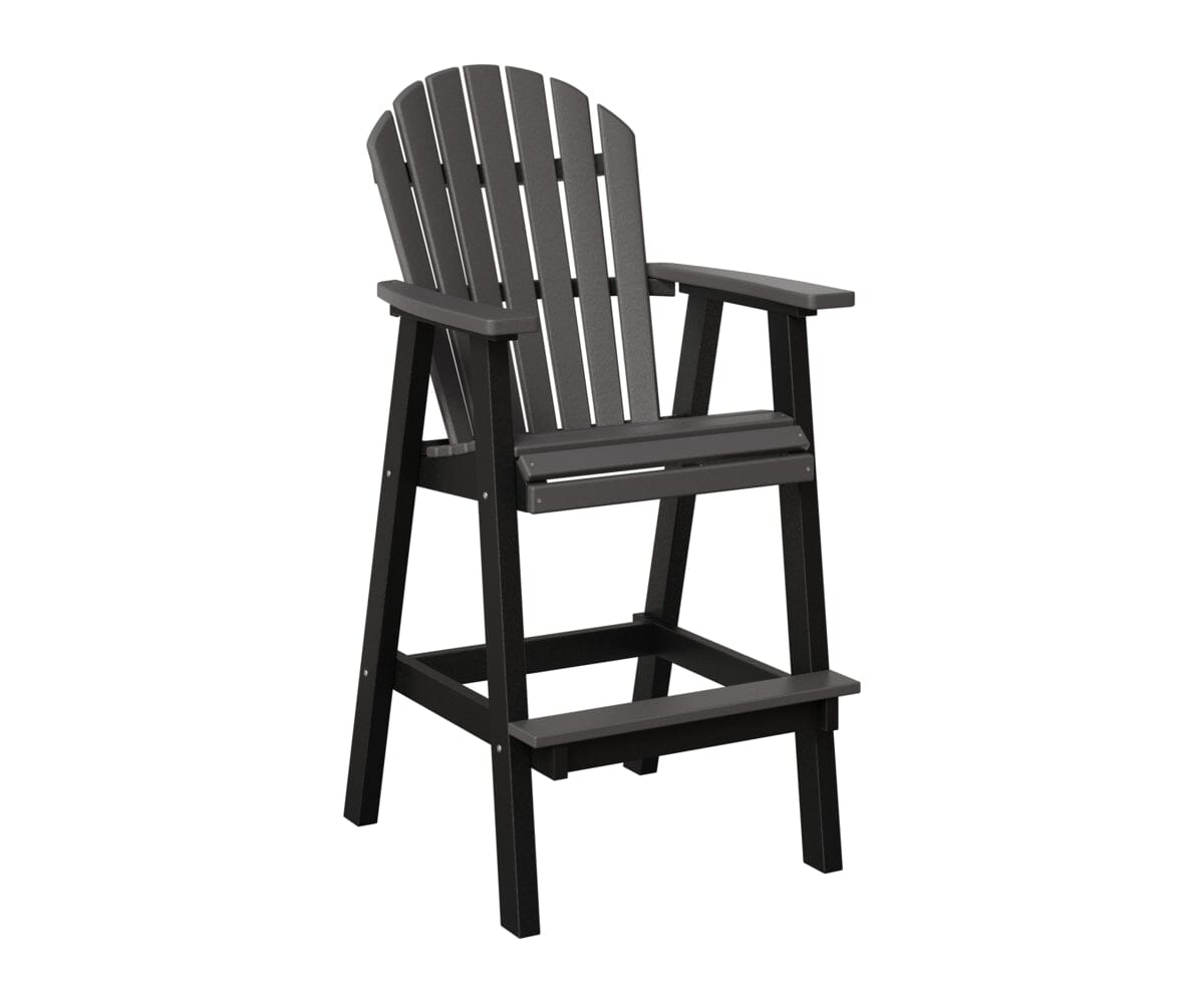 Comfo-Back 30" XT Chair Rockwood Outdoor Furniture Smoke Gray Black 